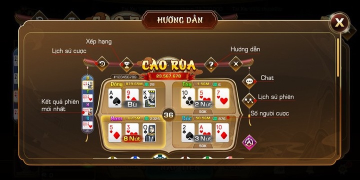 Tìm hiểu tất tần tật về luật chơi Bài cào rùa